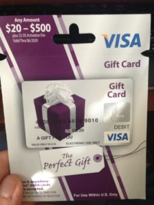 Visa Gift card